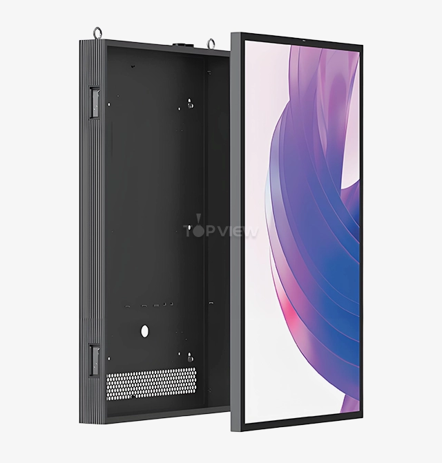 Ulta Slim Wall-Mounted Outdoor Displays